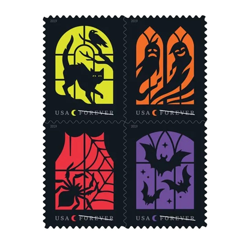 2019 Spooky Silhouettes Forever First Class Postage Stamps