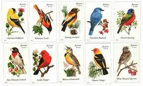 2014 Imperforate Songbirds Forever First Class Postage Stamps