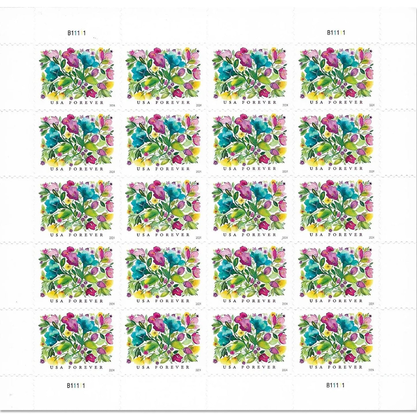 2024 Celebration Blooms Forever First Class Postage Stamps