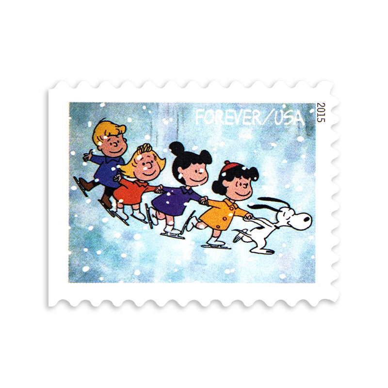 2015  Contemporary Christmas: A Charlie Brown Christmas Forever First Class Postage Stamps