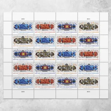 2023 Art Of The Skateboard Forever First Class Postage Stamps