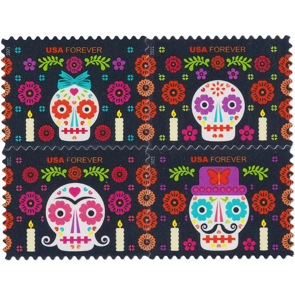 2021 Day of the Dead Forever First Class Postage Stamps