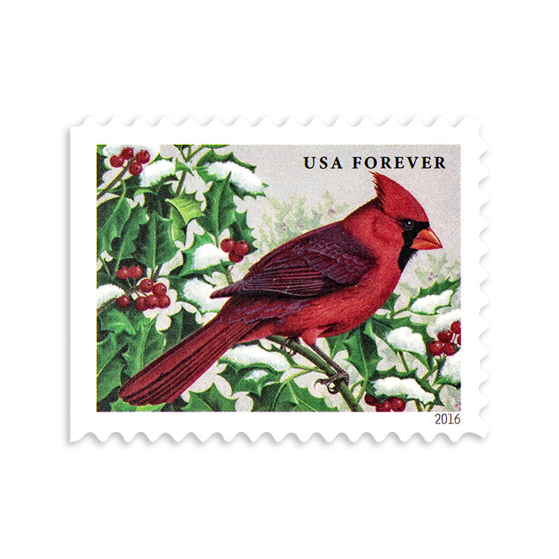 2016 Songbirds in Snow Forever First Class Postage Stamps