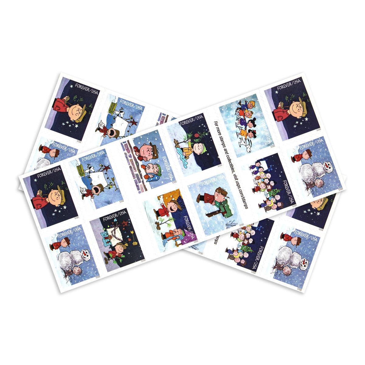 2015  Contemporary Christmas: A Charlie Brown Christmas Forever First Class Postage Stamps