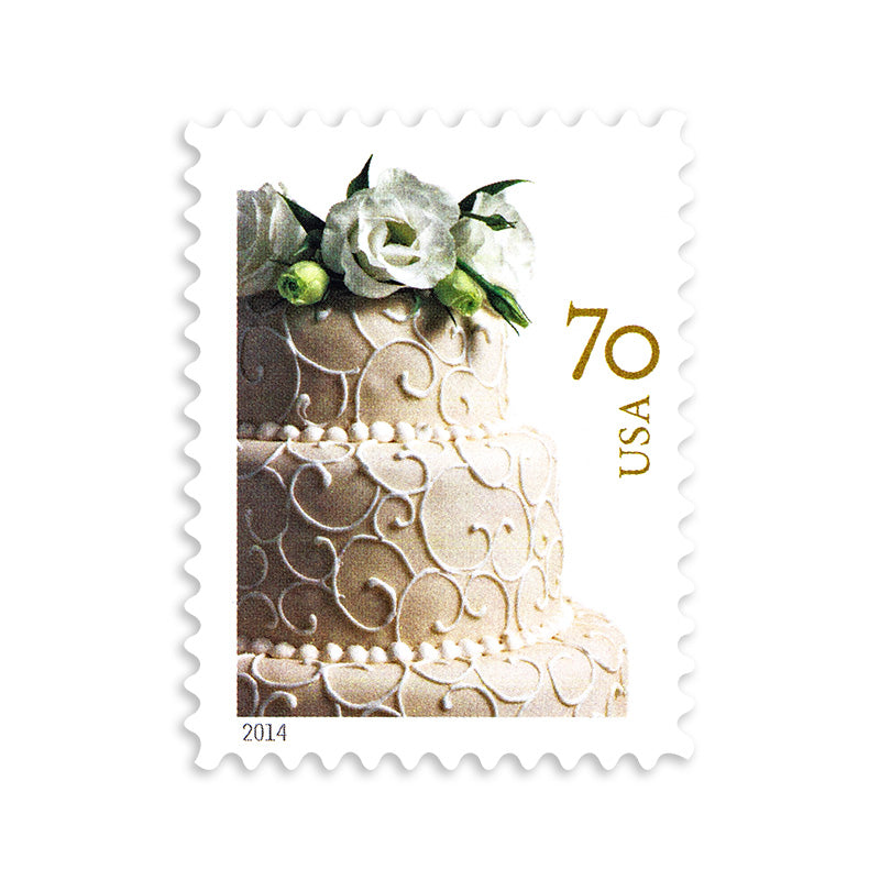 2014 Wedding Series: Wedding Cake Forever First Class Postage Stamps