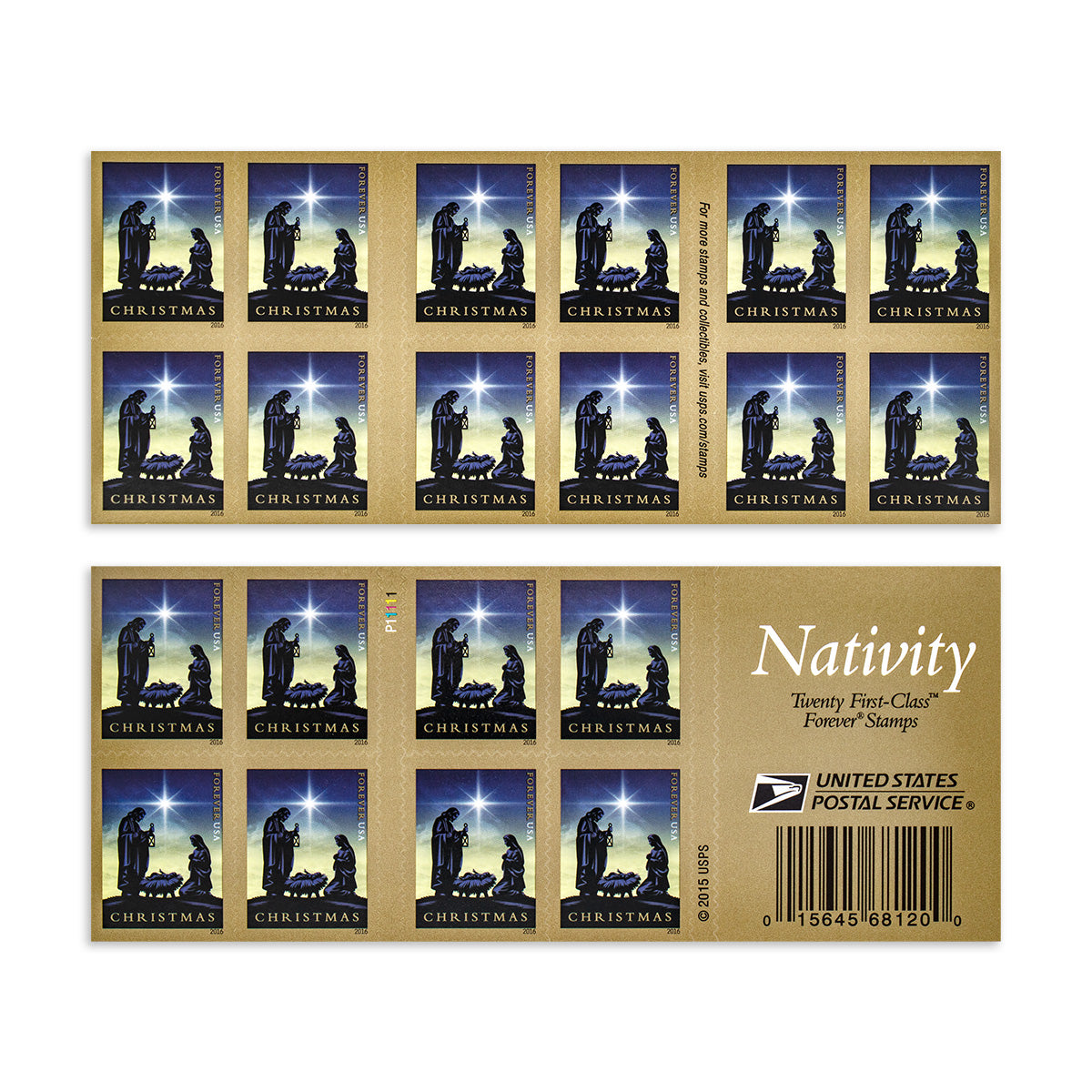 2016 Nativity Forever First Class Postage Stamps