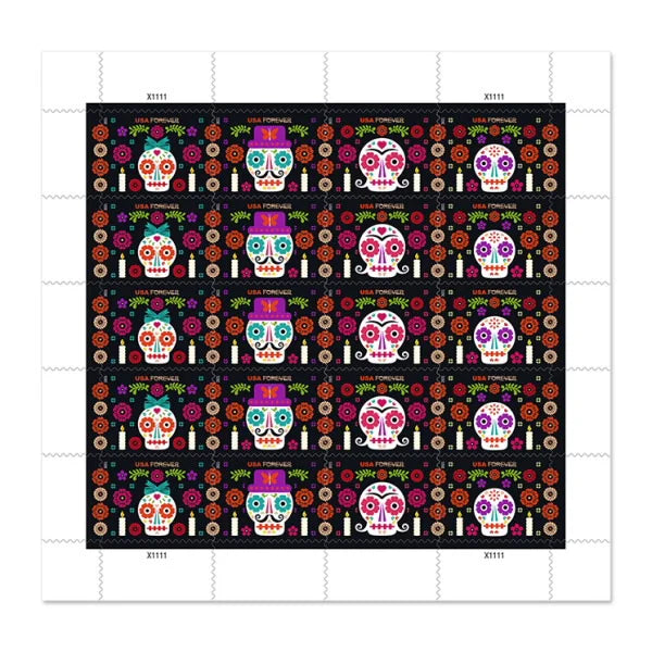 2021 Day of the Dead Forever First Class Postage Stamps