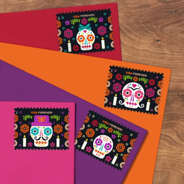 2021 Day of the Dead Forever First Class Postage Stamps